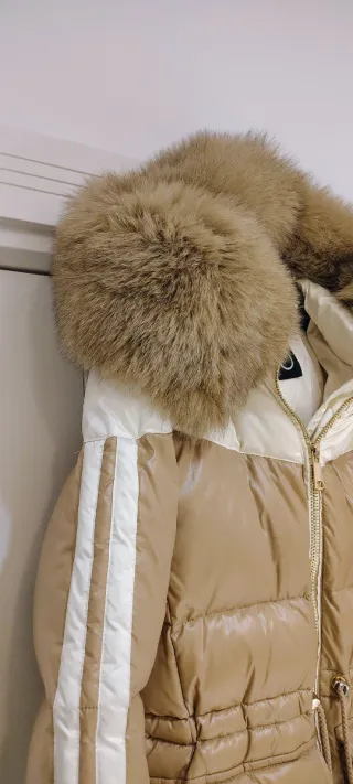 Plumífero Loco Luxo Beige Talla M