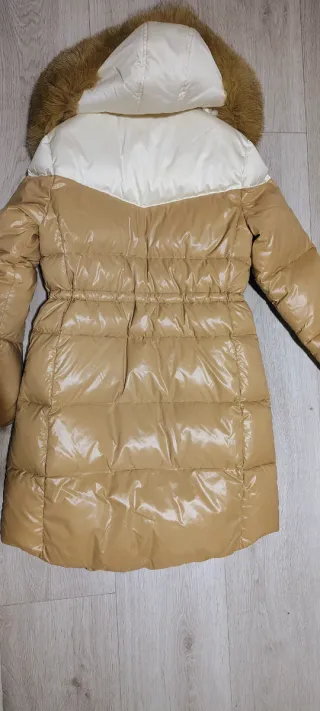 Plumífero Loco Luxo Beige Talla M
