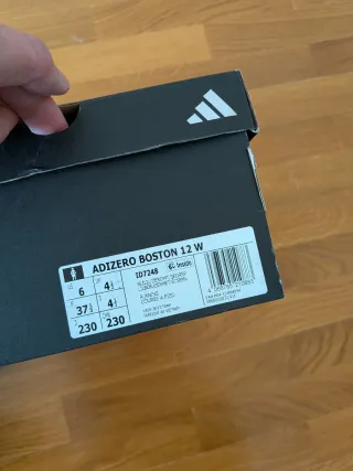 Zapatillas Adidas Adizero Boston 12 Mujer Gris/Ver