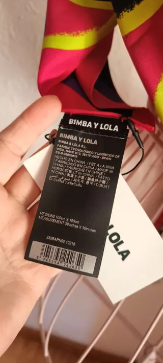 Pañuelo foulard Bimba y Lola Corazones