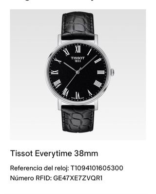Reloj Tissot (Zafiro) Comprado en Zürich, Suiza