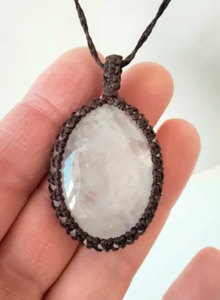 Collana con Quarzo ialino, vera potenza naturale