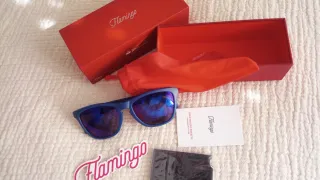 Gafas de sol Flamingo azules y multicolor