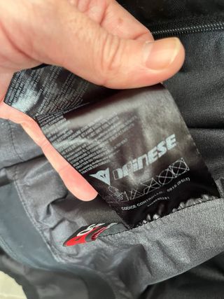 Chaqueta Moto Dainese Negra y Azul talla 50 L-XL