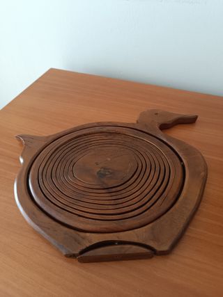 Frutero de madera plegable