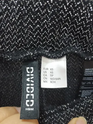 Pantaloni eleganti donna neri/argento