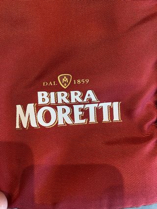 Zainetto Birra Moretti rosso