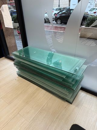 Cristales para estantería o mostrador