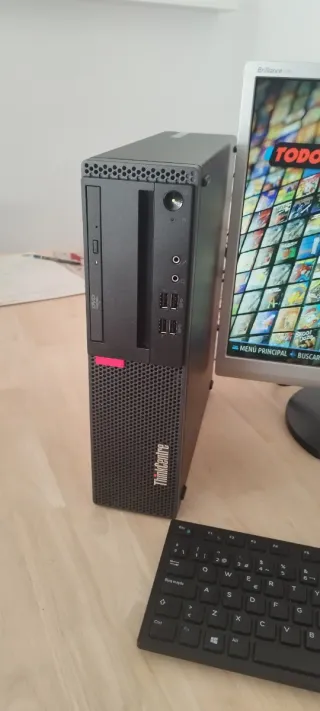 Ordenador Sobremesa Lenovo Negro/Plata