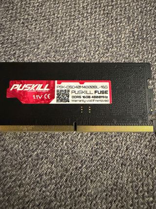 Memória RAM Puskill DDR5 16GB 4800MHz