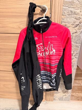 Conjunto invierno ciclismo la grupeta Palencia