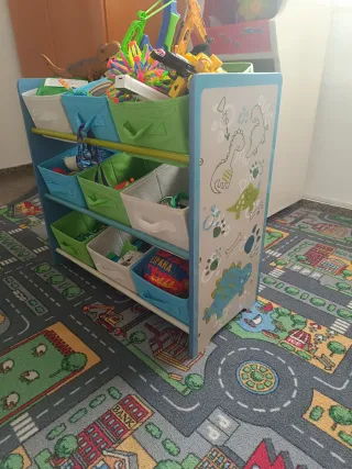 Estantería organizador de juguetes infantil