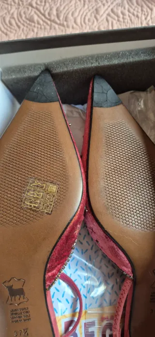 Zapatos de fiesta Rebeca Sanver Talla 37.5