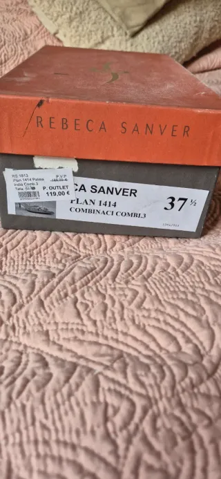 Zapatos de fiesta Rebeca Sanver Talla 37.5