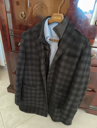 Cappottino uomo con camicia sorbino in regalo XXL