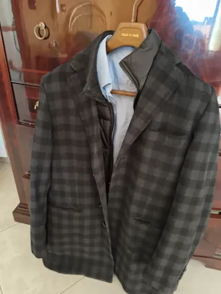 Cappottino uomo con camicia sorbino in regalo XXL