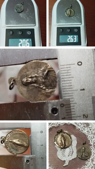 Medalla Sagrado Corazón y Señora Montserrat