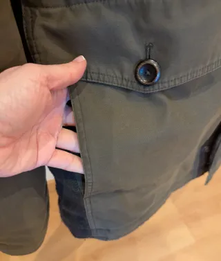 Parka de Mango color verde, Talla XL