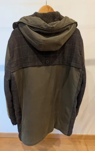 Parka de Mango color verde, Talla XL