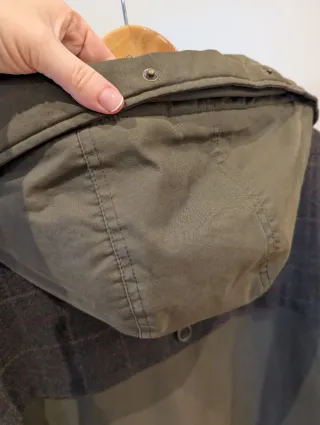 Parka de Mango color verde, Talla XL