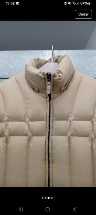 Chaqueta Slam acolchada beige Talla M