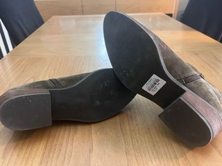 Botines Alpe Ante Marrón y Morado