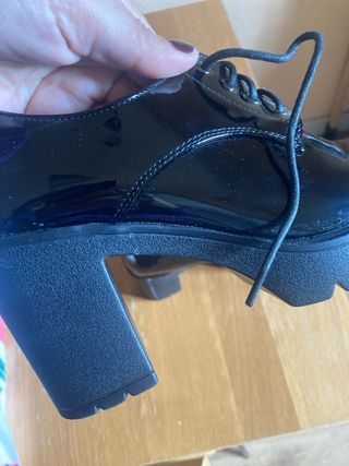 Zapatos charol mujer tacón, numero 40