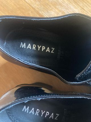 Zapatos charol mujer tacón, numero 40