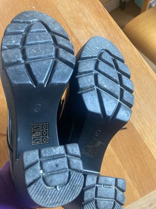 Zapatos charol mujer tacón, numero 40