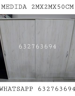 Armario corredero 2m x 2m x 50cm