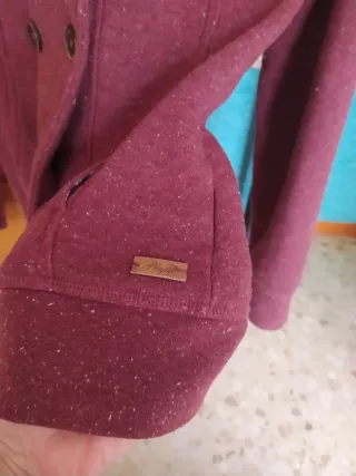 Chaqueta de mujer color granate.Talla M