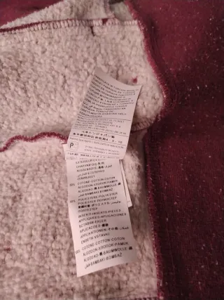 Chaqueta de mujer color granate.Talla M