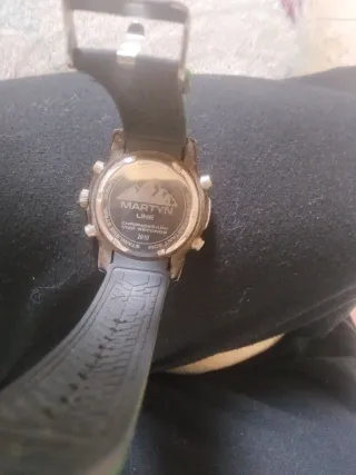 Reloj Martin Line negro y Verde