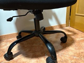 Silla de estudio negra y gris