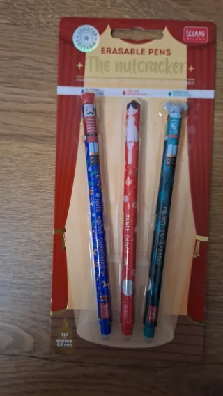 Pack 3 Bolígrafos Borrables Legami Navidad
