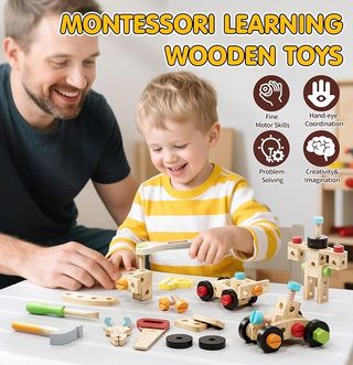 Caja Herramientas Madera Lehoo Castle Montessori