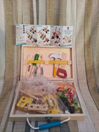 Caja Herramientas Madera Lehoo Castle Montessori