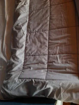 Edredón térmico gris grande 210x220cm