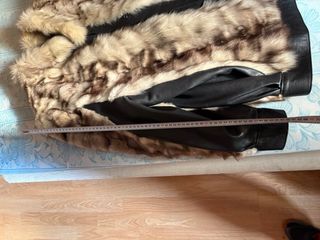 Chaquetón de zorro y piel