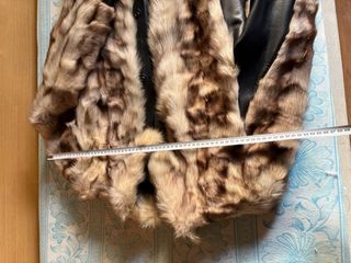 Chaquetón de zorro y piel