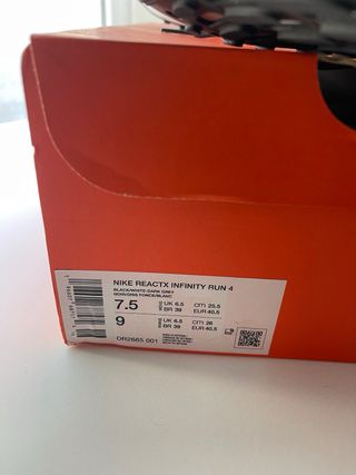 Nike React Infinity Run 40.5