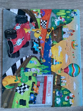 Puzzle Coches 3-4 años 36 piezas