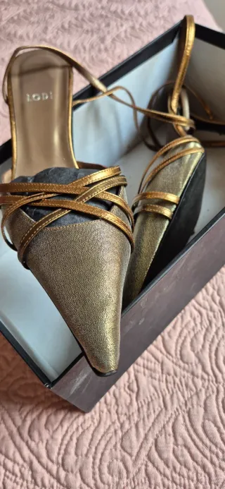 Zapatos de fiesta LODI T37 dorados