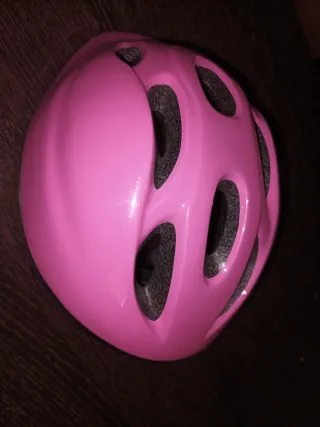 Casco rosa niña bici ventilado