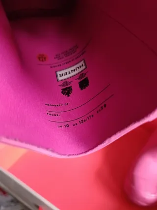 Botas de agua Hunter niña rosas