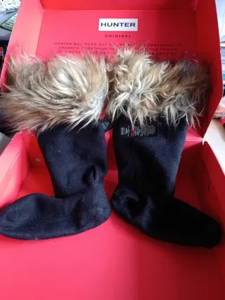 Botas de agua Hunter niña rosas