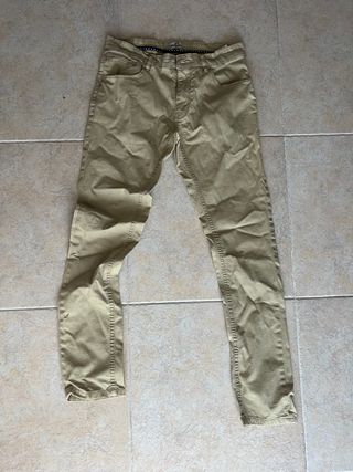 Pantalón beige JVZ Comfort Fit Talla 38