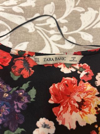 Blusa Bodie Zara Estampado Floral