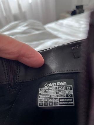 Botines Calvin Klein Mujer marrón raro