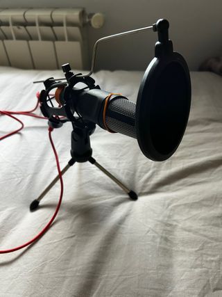 Micrófono Gaming Trípode Pop Filter